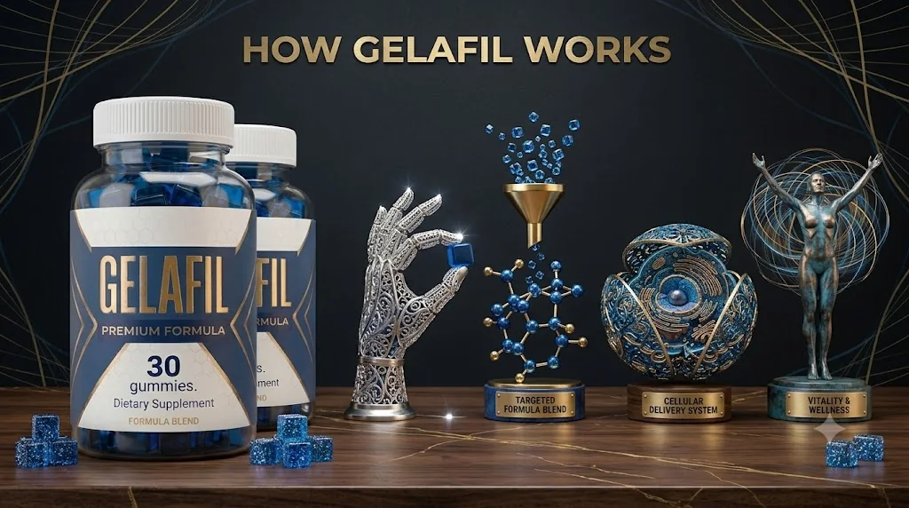 How Gelafil works: targeted formula blend, daily delivery and vitality and wellness